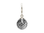 Endless Jewelry Grey Love Drop Silver Grey Crystal Rhodium Silver Finish