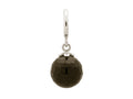 Endless Jewelry Black Love Drop Silver Black Crystal Rhodium Silver Finish