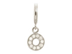 Endless Jewelry White Circle Of Love Silver White Cubic Zirconia Rhodium Silver Finish