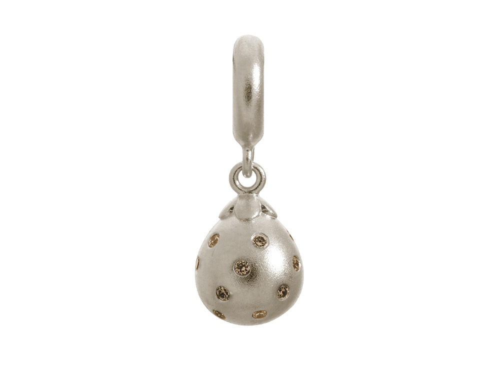 Endless Jewelry Smokey Star Drop Silver Smokey Cubic Zirconia Rhodium Silver Finish