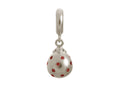 Endless Jewelry Garnet Star Drop Silver Garnet Cubic Zirconia Rhodium Silver Finish