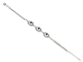 Finejewelers Sterling Silver CZ Blue Evil Eye Bracelet