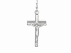 Finejewelers 26 inches Silver Rhodium Rosary Bead Necklace