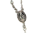 Finejewelers 26 inches Silver Rhodium Rosary Bead Necklace