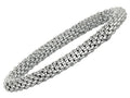 Finejewelers Sterling Silver 7.25 Inch Stretchy Bracelet
