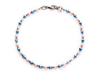 Finejewelers 10 Inches Ankle Bracelet with Simulated Pearls