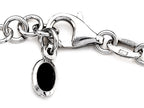 Finejewelers 10 Inches Adjustable Ankle Bracelet with Oval Crystals