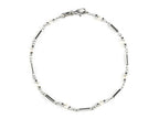 Finejewelers 10 Inches Ankle Bracelet with Simulated Pearls