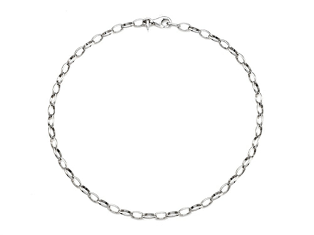 Finejewelers Sterling Silver 10 Inches Adjustable Ankle Bracelet