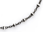 Finejewelers 10 Inches Bead Ankle Bracelet with Black Rhodium