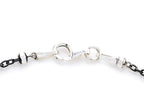 Finejewelers 10 Inches Bead Ankle Bracelet with Black Rhodium