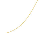 Finejewelers 14k Yellow Gold 16 Inch Bright Cut Round Omega Necklace Screw off Lock and Pear Shape Clasp