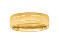 Finejewelers 6mm Hollow Lightweight Bright Cut Wedding Band/ Ring