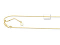 Finejewelers 14K Yellow Gold 22 Inch bright-cut Adjustable Box Chain Necklace Lobster Clasp and Small Heart Charm