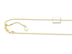 Finejewelers 14K Yellow Gold 22 Inch bright-cut Adjustable Box Chain Necklace Lobster Clasp and Small Heart Charm