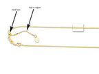 Finejewelers 14K Yellow Gold 22 Inch Adjustable Box Chain Necklace Lobster Clasp and Small Heart Charm