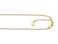 Finejewelers 14K Yellow Gold 22 Inch bright-cut Adjustable Box Chain Necklace Lobster Clasp Heart Charm
