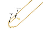 Finejewelers 14K Yellow Gold 22 Inch bright Adjustable Popcorn Chain Necklace Lobster Clasp Heart Charm