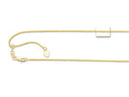 Finejewelers 14K Yellow Gold 22 Inch Adjustable Round Wheat Chain Necklace Lobster Clasp Small Heart