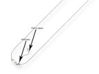 Finejewelers 14k White Gold 22 Inch bright Adjustable Cable Chain Necklace Lobster Clasp Heart Charm