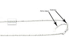 Finejewelers 14k White Gold 22 Inch Adjustable Sparkle Chain Necklace Lobster Clasp Small Heart Charm