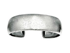 Finejewelers Sterling Silver Rhodium Finish Textured Stardust Bright Cut Cuff Bangle