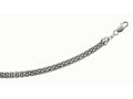 Finejewelers Rhodium Plated 7.5 Inch Round Popcorn like Bracelet with Lobster Clasp