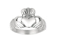 Finejewelers 925 Sterling Silver Polished Claddagh Hands Holding Heart Crown Ring