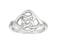 Finejewelers 925 Sterling Silver Polished Four Circle Celtic Weaved Ring
