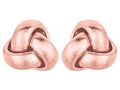 Finejewelers 14k Pink Gold Small Love Knot Earrings 6.5mm