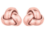 Finejewelers 14k Pink Gold Small Love Knot Earrings 6.5mm
