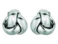 Finejewelers 14k White Gold Small Love Knot Earrings 6.5mm