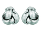 Finejewelers 14k White Gold Small Love Knot Earrings 6.5mm