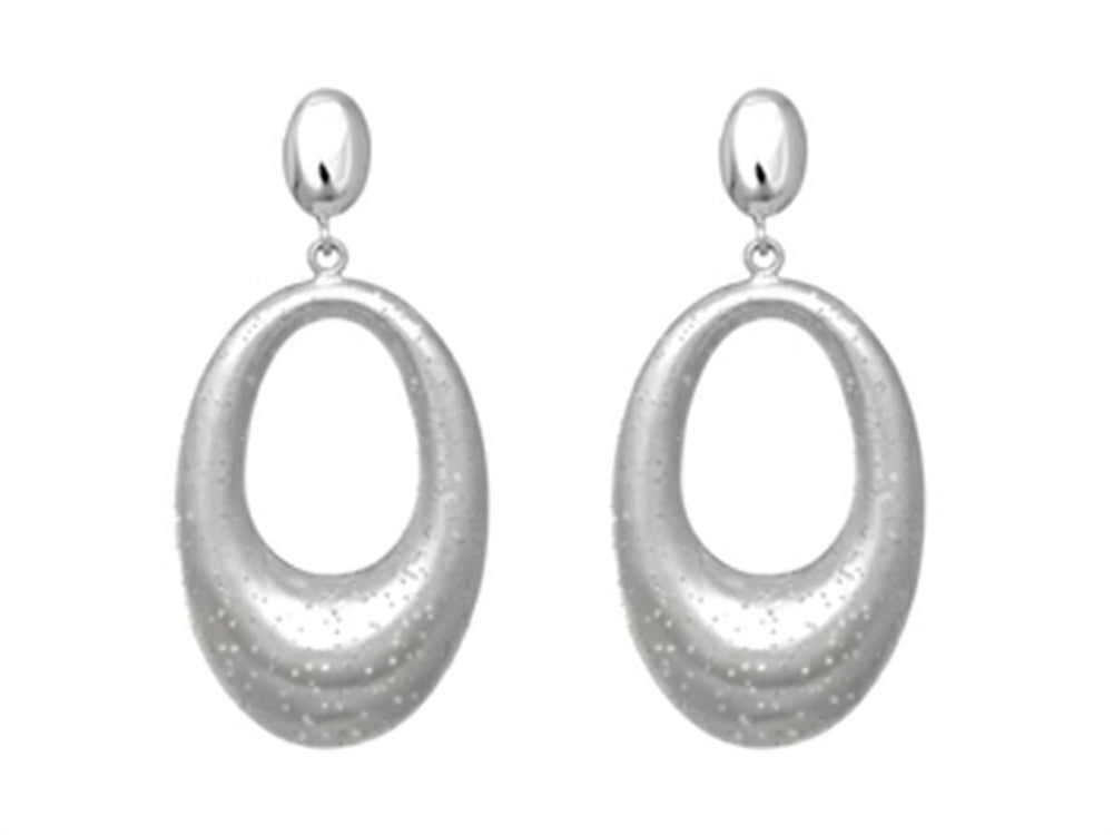 Finejewelers Sterling Silver Textured Star Dust Earrings