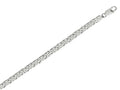 Finejewelers Sterling Silver 8.5 8.70mm Shiny Fancy Bismark Link Mens Bracelet