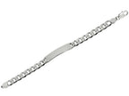 Finejewelers Sterling Silver 8.5 9.25mm bright-cut Curb Mens Bracelet