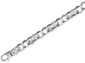 Finejewelers Sterling Silver 8.5 12.30mm Shiny Figure #8 Fancy Link Mens Bracelet