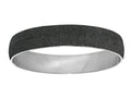 Finejewelers Stainless Steel with Black Glitter Finish Slip On Bracelet