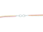 Finejewelers Silver Rhodium, Yellow and Rose Finish Shiny Triple Strand Infinity Cable Chain Necklace