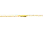 Finejewelers 14k Yellow Gold Shiny Classic Figaro ID Bracelet