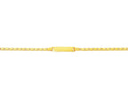 Finejewelers 14k Yellow Gold Shiny Heart Link ID Bracelet