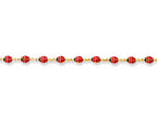 Finejewelers 14k Yellow Gold Shiny Enamel Ladybug Fancy Bracelet