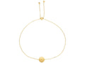 Finejewelers 14k Yellow Gold 9.25 Inch Adjustable Friendship Bracelet Draw String Clasp