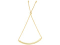 Finejewelers 14k Yellow Gold 9.25 Inch 1mm Wheat Friendship Adjustable Bracelet Arched Bar Draw String Clasp