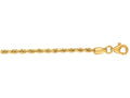 Finejewelers 10 Kt Yellow Gold 10k 16 Inch 2.25mm Solid Royal Rope Chain Necklace Lobster Clasp