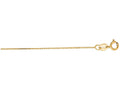 Finejewelers 10 Kt Yellow Gold 10k 16 Inch 0.8mm Bright Cut Cable Chain Necklace With Lobster Clasp