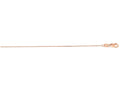 Finejewelers 10 Kt Rose Gold 18 Inch x 0.8 mm Rose Necklace