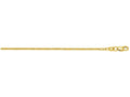 Finejewelers 10 Kt Yellow Gold 10k 10 Inch 1.5mm Bright Cut Sparkle Chain Anklet With Lobster Clasp