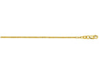 Finejewelers 10 Kt Yellow Gold 10k 10 Inch 1.5mm Bright Cut Sparkle Chain Anklet With Lobster Clasp