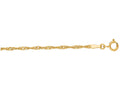 Finejewelers 10 Kt Yellow Gold 10k 16 Inch 1.7mm Classic Singapore Chain Necklace With Lobster Clasp